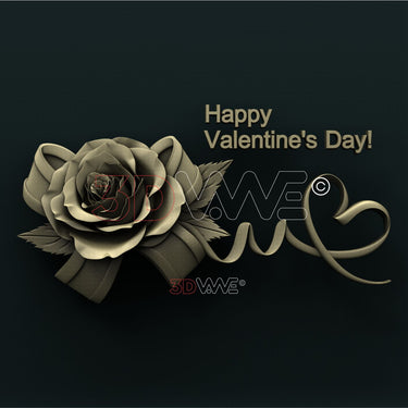 ROSE 3D STL 3DWave